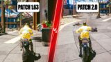 Cyberpunk 2077 1.63 vs 2.0 Patch – Direct Comparison! Attention to Detail & Graphics! ULTRA 4K