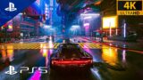 Cyberpunk 2077 Night City Heavy Rain Patch 2.0 LOOKS ABSOLUTELY AMAZING on PS5 Ray Tracing | HDR 4K!