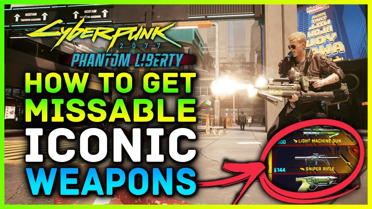 Cyberpunk 2077 Phantom Liberty How To Get MISSABLE Iconic Weapons! Order Shotgun Satori Katana
