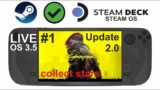 Cyberpunk 2077 update 2.0 on Steam Deck