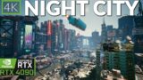 Walking across Night City in Cyberpunk 2077 From North to South – Overdrive Ray Tracing RTX 4090