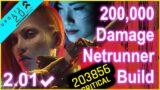 Cyberpunk 2077 – 2.0 – Ultimate Best Netrunner Build – 200,000 Damage – for 2.0 + Phantom Liberty
