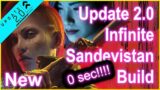 Cyberpunk 2077 – Update 2.0 – Best Sandevistan Build! – 0 Seconds Cooldown! – Destroys Maxtac!