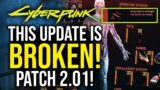 This MASSIVE GLITCH is Breaking Cyberpunk 2077 Patch 2.01!