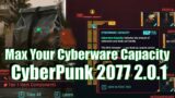 Unlimited Cyberware Capacity Shards – Max Cyberware Capacity – Cyberpunk 2077 Phantom Liberty