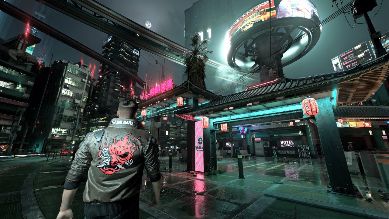 [4K60] Cyberpunk 2077 v2.02 Night Walk in Kabuki (Path Tracing & HD