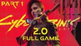 Cyberpunk 2077 2.0 Gameplay Walkthrough Part 1 FULL GAME (2K60FPS PC MAX Ray Tracing) No Commentary