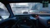 Cyberpunk 2077 : Slow drive | Chill | Rain | Gits 2.7 | Enhanced weather 4k