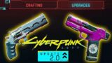 ICONIC WEAPONS – Crafting And Upgrading Explained! (Cyberpunk 2077 2.0 Breakdown)