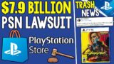 MASSIVE $7.9 BILLION PSN Store Lawsuit + TRASH PS5 CyberPunk 2077 Ultimate Edition DLC News