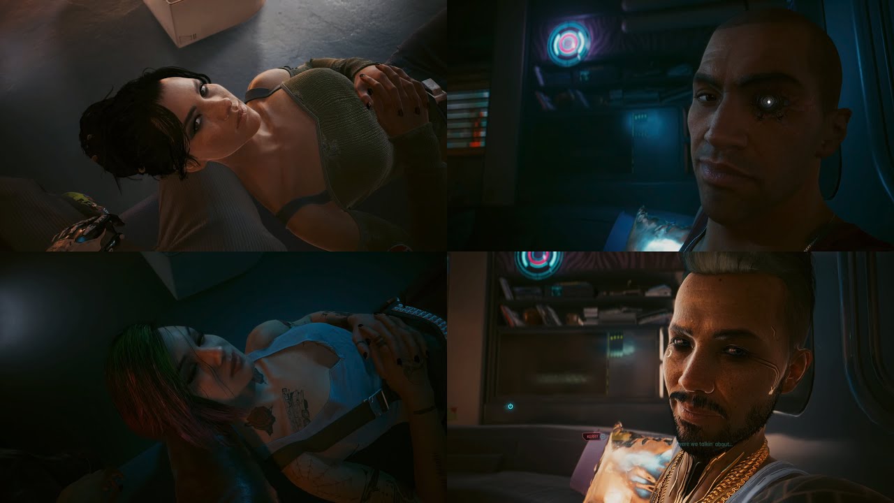 Cyberpunk 2077 21 Judy Panam River And Kerry New Romance Hangouts Cyberpunk 2077 Videos 2481