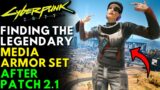Cyberpunk 2077 – How To Get Legendary Media Armor Set | Update 2.1 (Locations & Guide)
