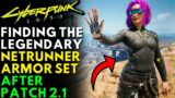 Cyberpunk 2077 – How To Get Legendary Netrunner Armor Set | Update 2.1 (Locations & Guide)