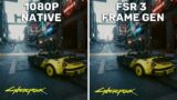 Cyberpunk 2077 – RX 580 – AMD FSR 3 Frame Generation Mod
