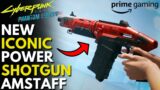 Get New Iconic Shotgun AMSTAFF In Cyberpunk 2077 Phantom Liberty | Prime Gaming Reward