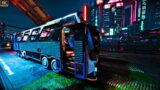 I took a full tour of Night City | Cyberpunk 2077 | Enhanced Path Tracing [Bus,Metro & Taxi]