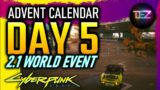 NEW EVENT! CYBERPUNK 2077 2.1 | Things You Missed Calendar – (DAY 5)