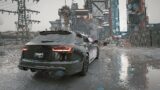 Cyberpunk 2077 2.1 But IRL Audi RS6 With Photorealistic 4K HD PTX Graphics DLSS 3.5 Gameplay