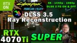 Cyberpunk 2077 | RTX 4070 Ti Super | R7 5800X3D | 4K 1440p 1080p | Ray Reconstruction | Max Settings