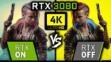Cyberpunk 2077 – Ray Tracing ON vs OFF | RTX 3080 | 4K Benchmark 2160p