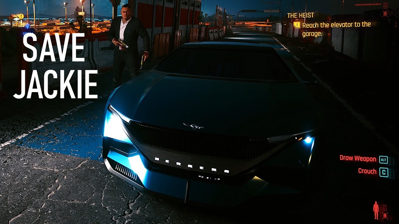 Save Jackie in The Heist Mission Cyberpunk 2077 v2.1 Cyberpunk 2077 videos