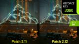 Cyberpunk 2077 – Patch 2.11 vs Patch 2.12 Performance/Graphics Comparison at 1440p | RTX 3080