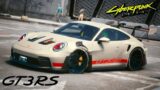 Cyberpunk 2077 – Porsche 911 GT3 RS 2023 Test Drive & Showcase! | Cyberpunk 2077 Mods