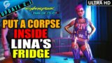 What Happens If V DUMPED A CORPSE INSIDE Lina's Fridge | Cyberpunk 2077