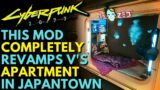 Cyberpunk 2077 – This Impressive Mod Completely Revamps V’s Apartment! (Messy Japantown Apartment)