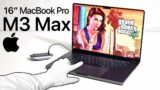 $7000 MacBook Pro M3 Max Unboxing – Running Windows Games! (GTA5, Cyberpunk 2077)