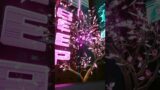 Hologram Cherry Blossoms in Cyberpunk 2077