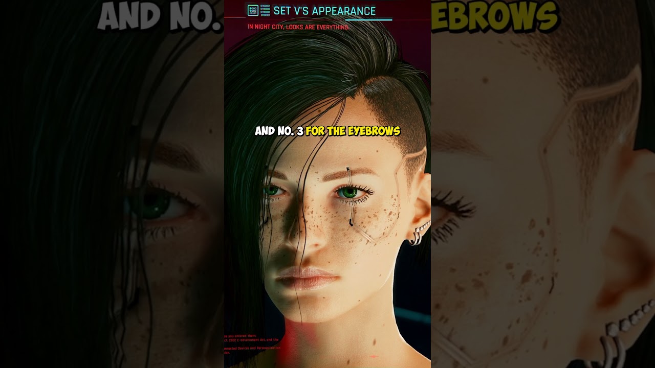 How To Make Female V Cyberpunk 2077 How to Make an Attractive Female V in Cyberpunk 2077! #Cyberpunk2077
