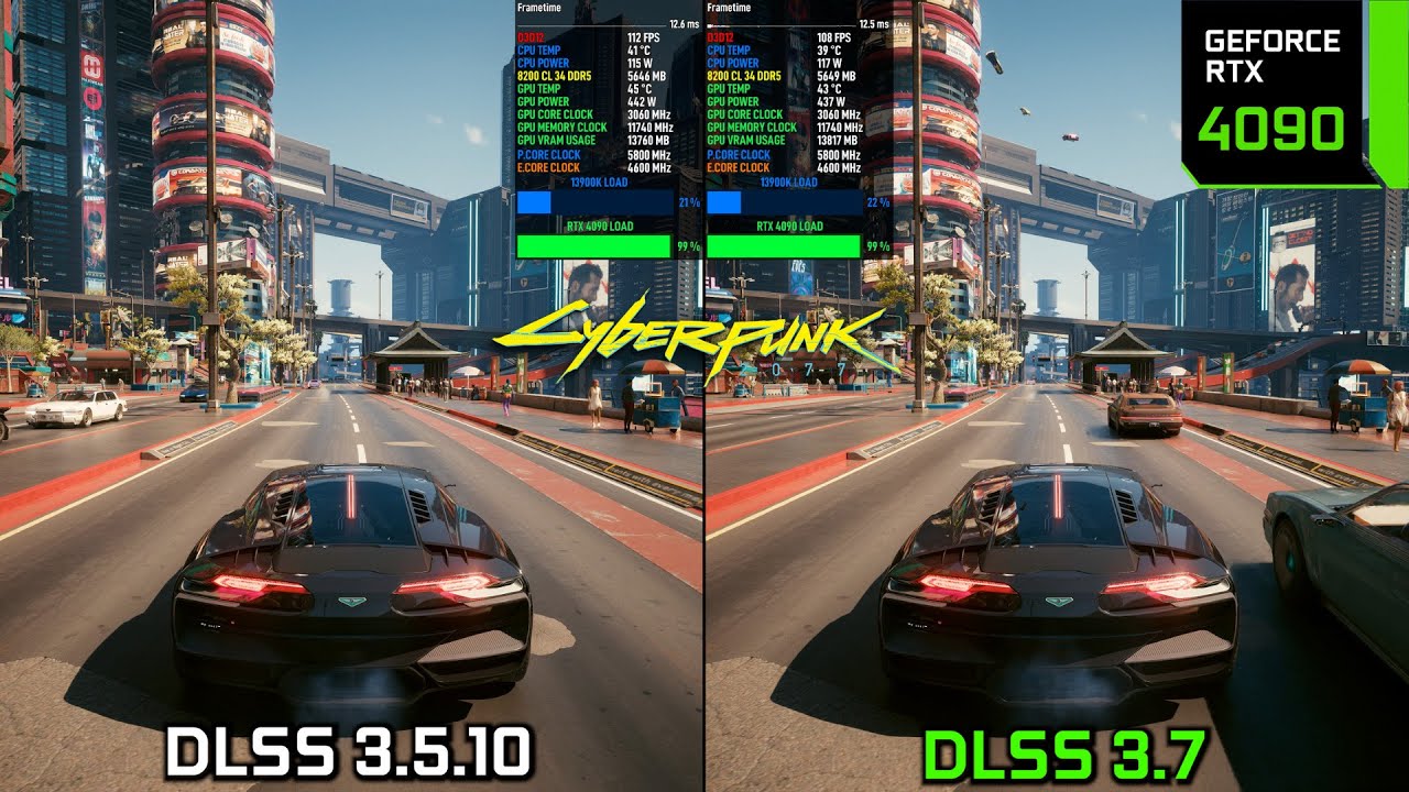 Cyberpunk 2077 DLSS 3.5 vs DLSS 3.7 Comparison | RTX 4090 4K ...