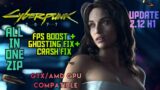 Cyberpunk 2077 fsr 3 update all in one fix with uniscaler 5 + game update 2.12h1