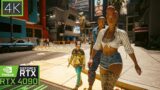 4k Walking during the Day in JapanTown Cyberpunk 2077 I Path Tracing AI RTX 4090 DLSS 3.5