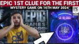 EPIC 1ST MYSTERY CLUE | WATCH DOGS LEGION OR CYBERPUNK 2077 AS FIRST FREE MYSTERY GAME ON MAY 16 |