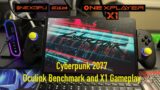 ONEXPLAYER X1 ONEXGPU Cyberpunk 2077 Oculink 1600p Benchmark + 1080p Gameplay with the X1