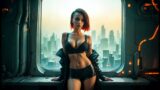 JUDY – Cyberpunk 2077 Vibes – Cute and Alluring Cyberpunk Girl