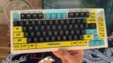 Montando um teclado Akko 5075s com Teclas Cyberpunk 2077 do Aliexpress
