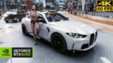 [4K] Cyberpunk 2077 Ultra Realistic Graphic Car Mods ! Next Generation Settings | RTX 4090