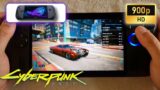 ASUS ROG Ally X | Cyberpunk 2077 | 900p | AFMF 2 – FSR2.1 – Steam Deck preset