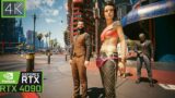 Following NPCs in Japantown I Cyberpunk 2077 4K Path Tracing AI RTX 4090