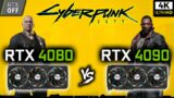 RTX 4080 vs RTX 4090 in Cyberpunk 2077 | 4K Benchmark