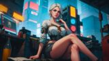 Cyberpunk 2077 | Ciri in Night City | Synthwave Music