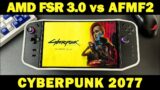 FSR 3.0 or AFMF2 on LEGION GO? CYBERPUNK 2077 New Update Performance Test!