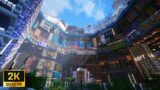 Cyberpunk 2077 Meets Minecraft: A visually Stunning Tour of the City