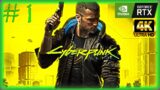 Cyberpunk 2077:Ultimate Edition PC Part-1 [Hindi] ULTRA GRAPHICS 60FPS 4K #cyberpunk2077