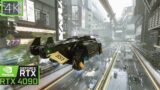 Photorealistic Flying Vehicle Mod in Cyberpunk 2077