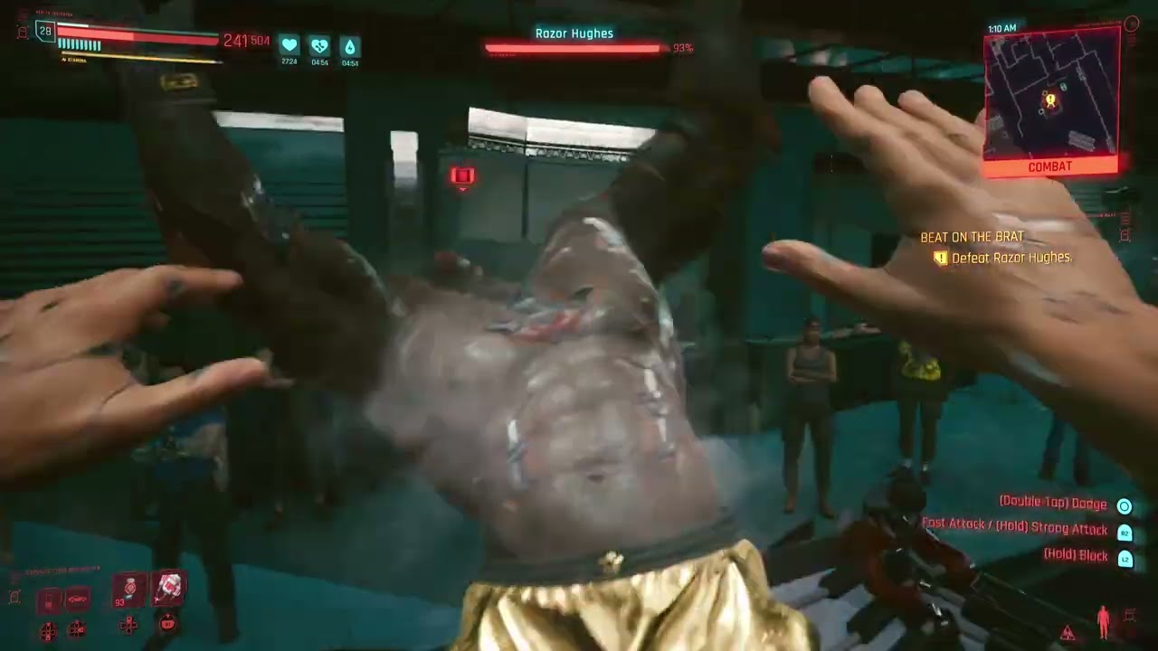 Cyberpunk 2077 - Beat on the brat ending - Razor bare fists - Cyberpunk ...