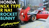 Honda NSX Type R NA1 Rocket Bunny | Cyberpunk 2077 MODS